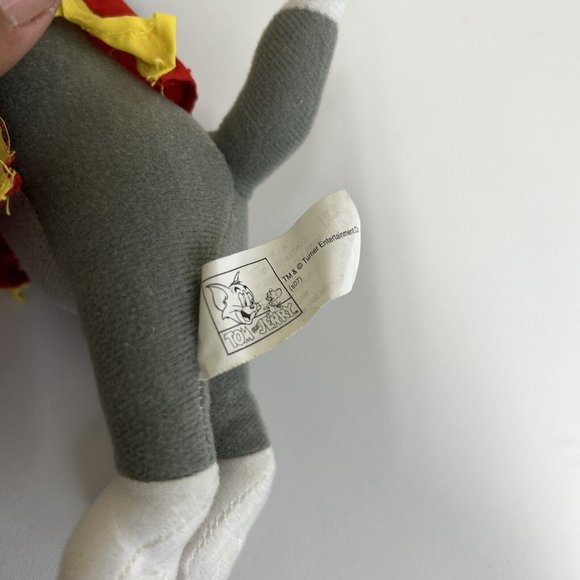 Tom and Jerry Tom Cat Plush Toy Soft Stuffed Doll Spike 9” Nanco Musketeers RARE - Picture 6 of 7